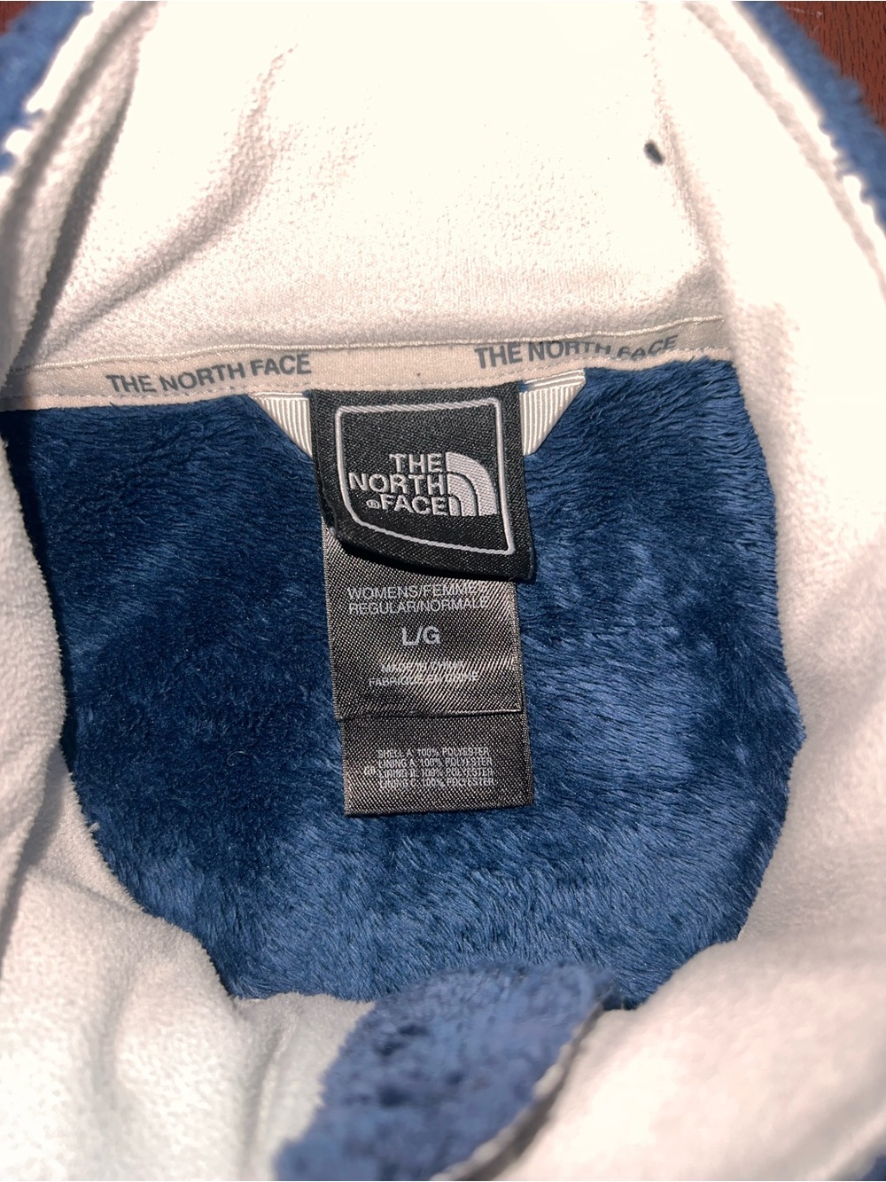 The North Face Plush Fleece Jacket in Deep Blue - Picture 2 of 3